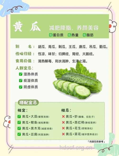 夏季吃黄瓜“六不宜”