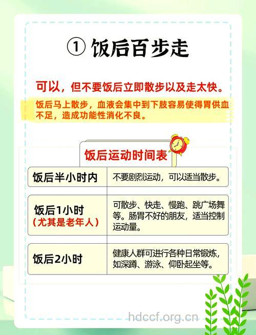 饭后不能做的几件事