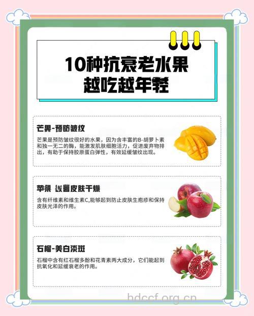 6种水果能让你越吃越年轻