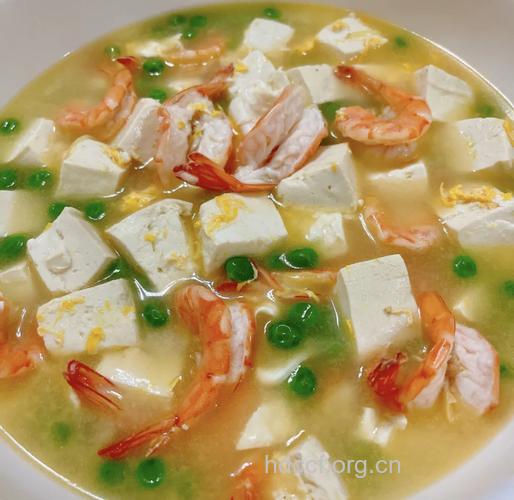 主妇DIY:汤品——豆腐鲜虾汤