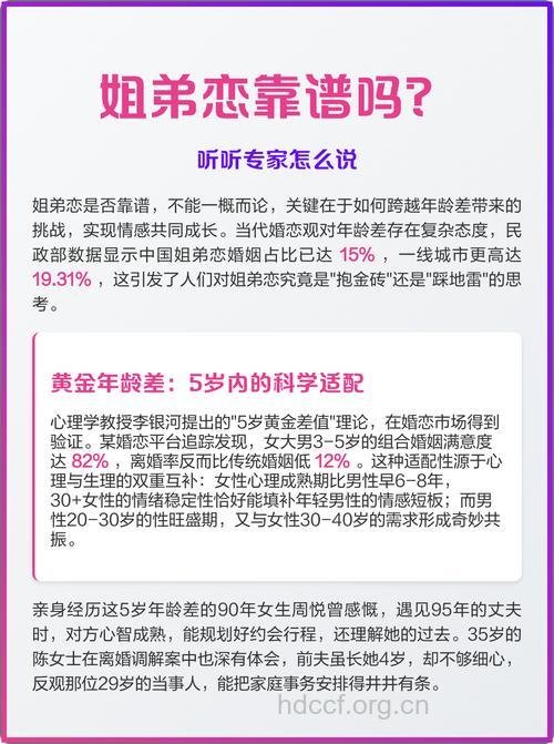 姐弟恋靠谱吗 姐弟恋的5大好处