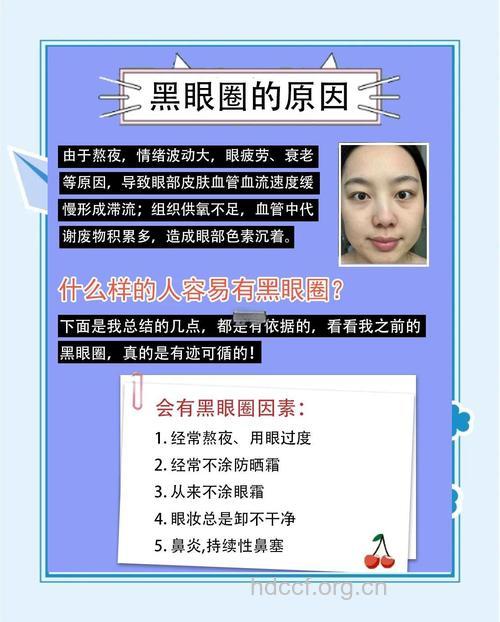黑眼圈透露女性疾病秘密