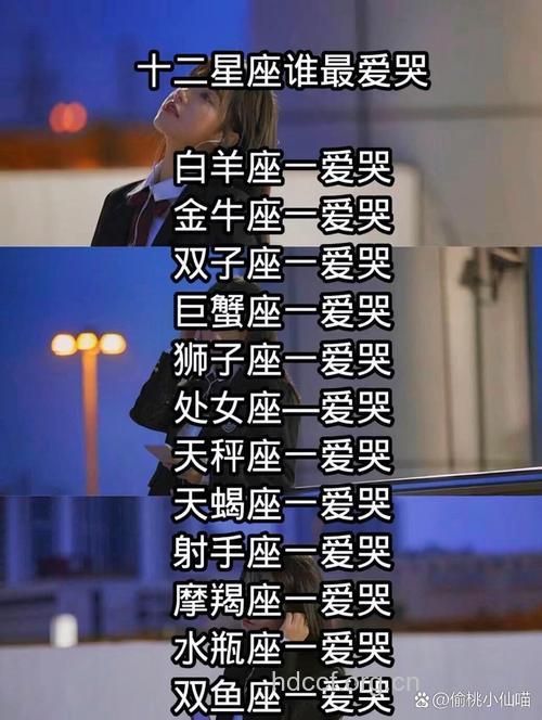 最爱哭的星座全排名