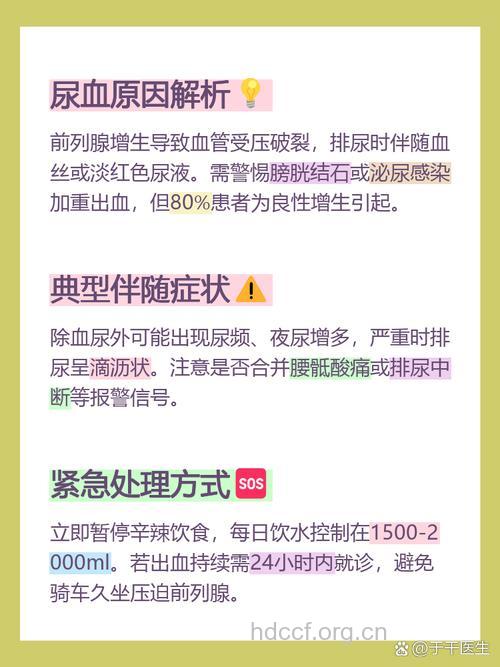 前列腺增生尿血怎么办