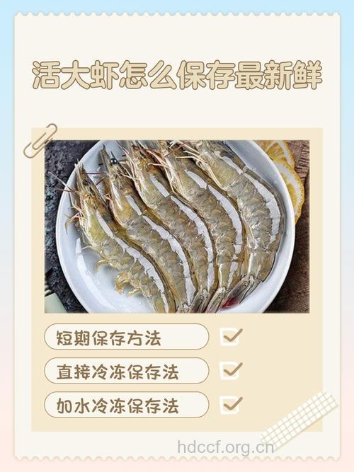 鲜虾的保存方法