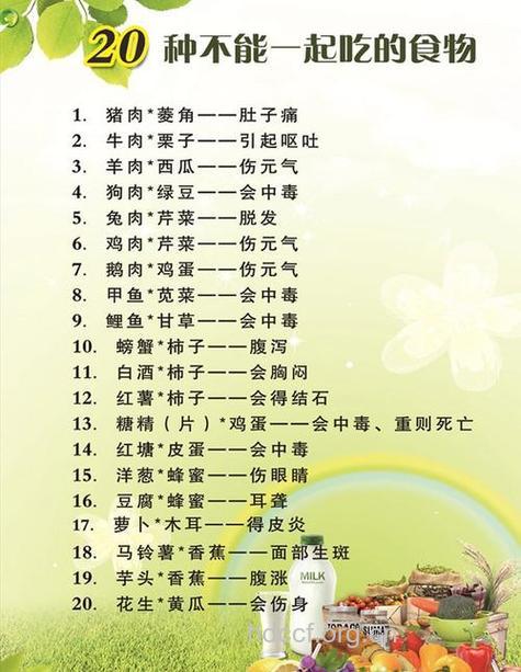 与牛肉相克的食物有哪些