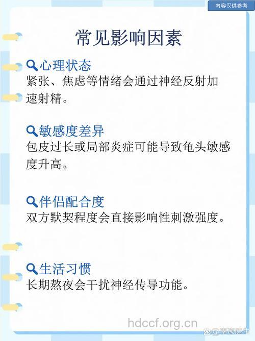 哪些因素影响男人射精功能