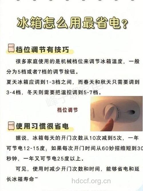 让冰箱更省电的十大秘笈