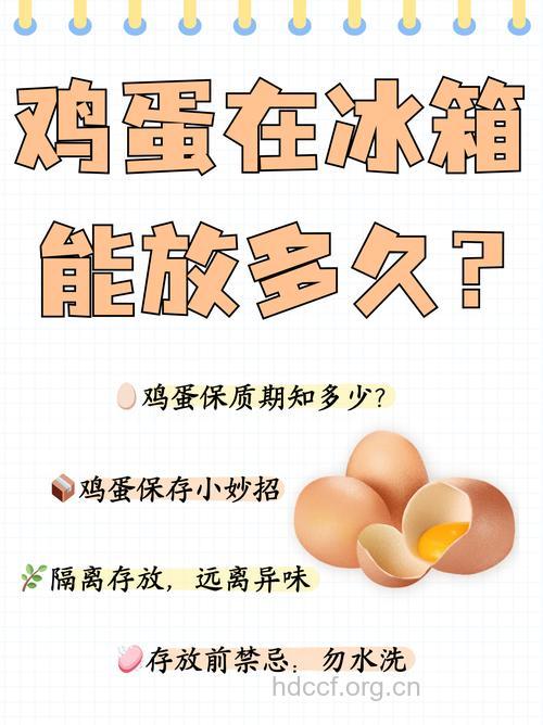 鸡蛋在冰箱能放多久