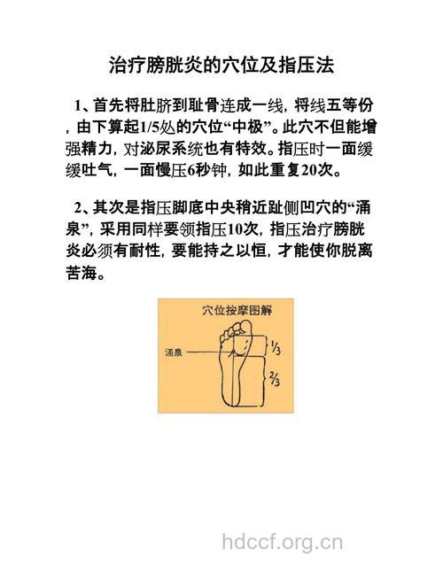 男性膀胱炎中医治疗法