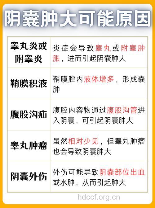 男性阴囊肿大该怎么办