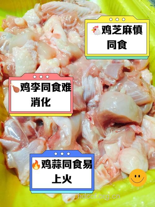 鸡肉和什么食物相克