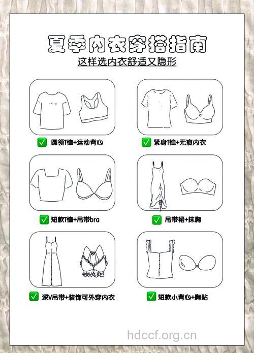 夏天如何选择内衣 7招让你选到合适的内衣