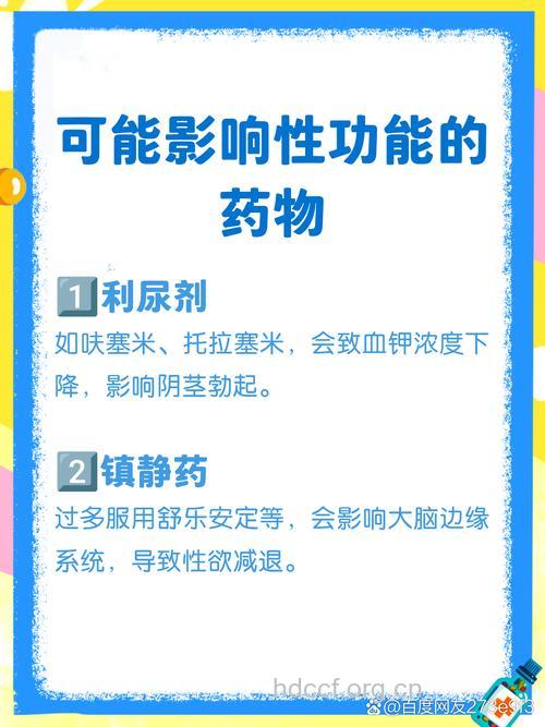 哪些药物会影响男人性功能