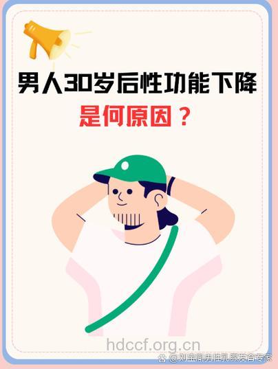 男性性能力衰退的早期症状