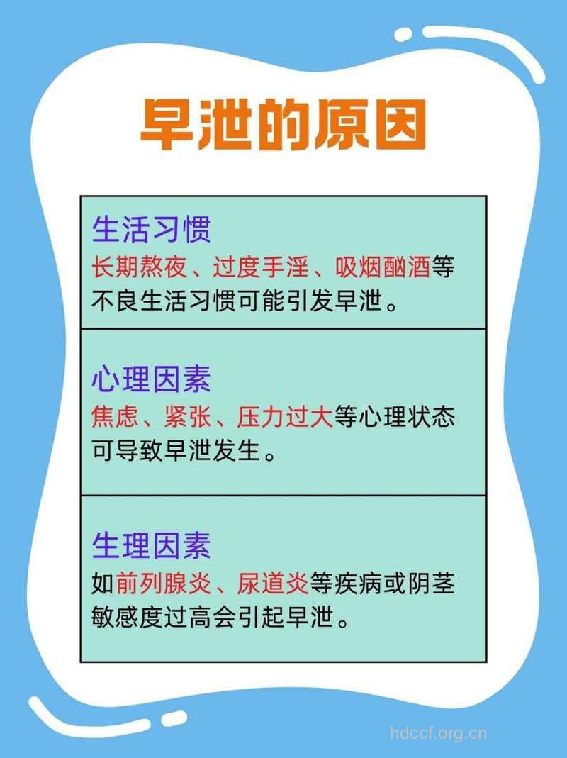 未婚男子早泄的原因是什么