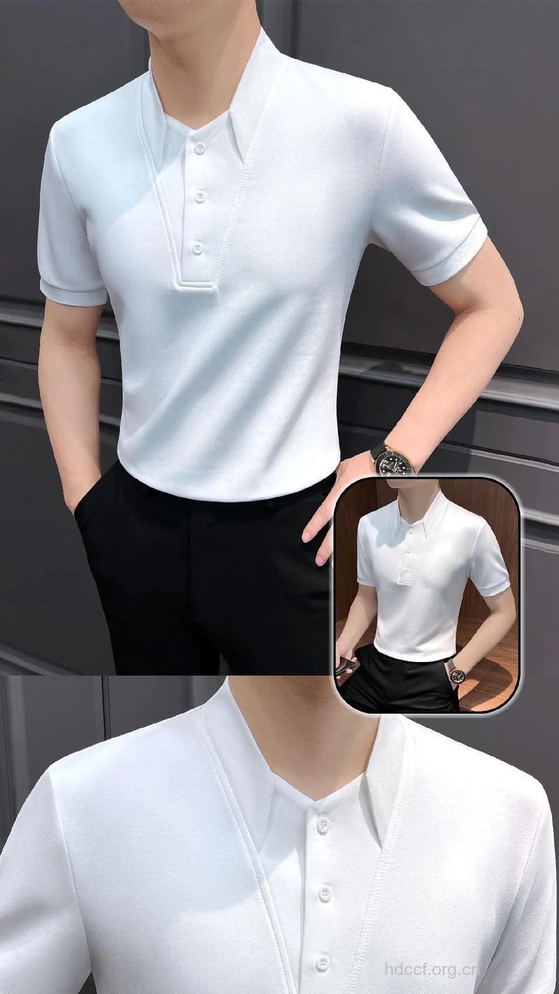 男士夏季怎么选购T恤 时尚V领T恤是潮流