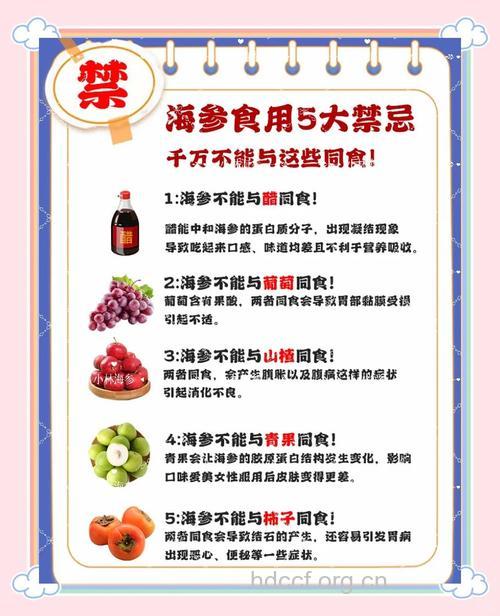 葡萄和海参能一起吃吗