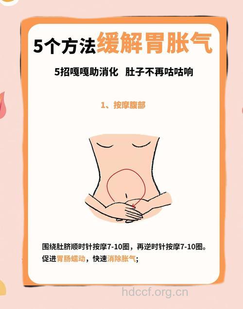 这2个都是肚子胀气治疗方法
