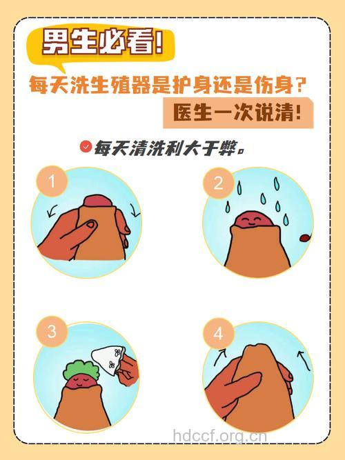 男性私处这样清洗好