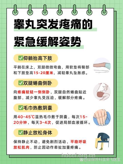 睾丸疼痛怎么办 2个方法可治疗