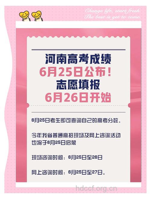 2013河南高考成绩6月25日零时公布 六种方式查询