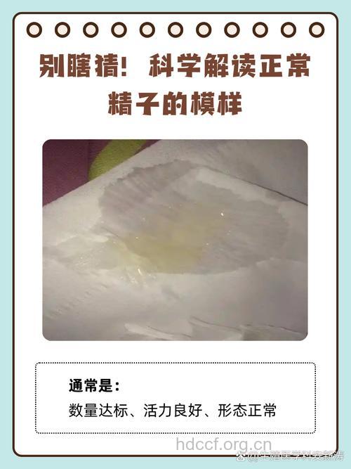 精子正不正常看这10个指标