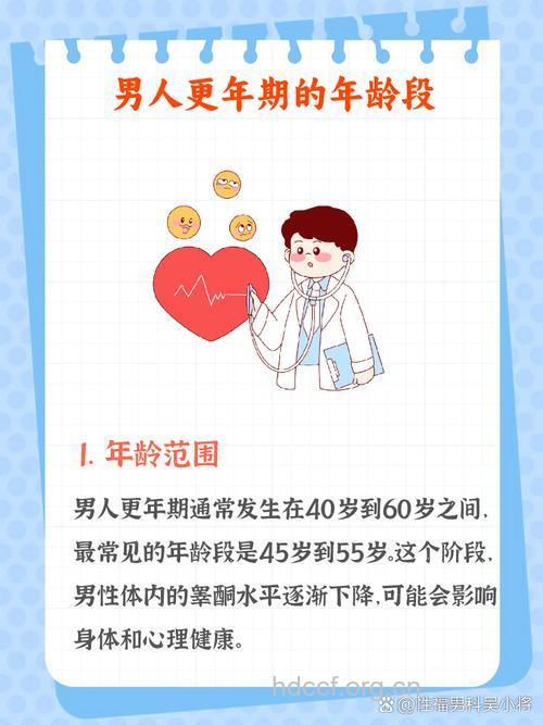 男人更年期哪些表现 一般要几年