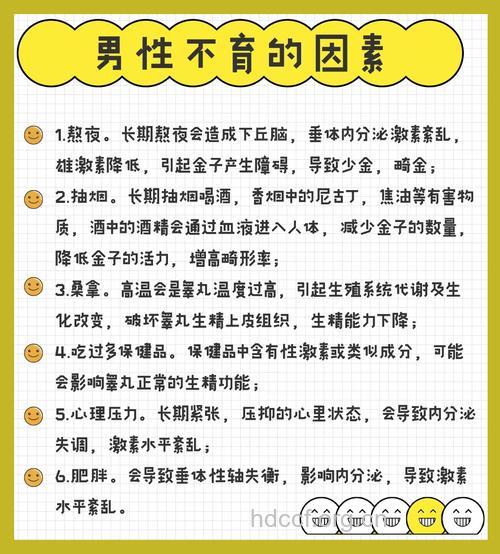导致男人不育的5大因素