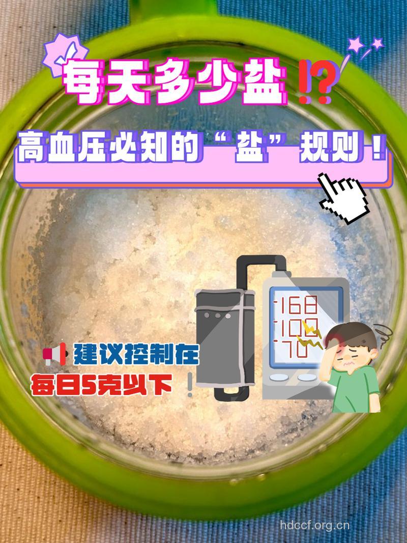 高血压患者要少吃盐