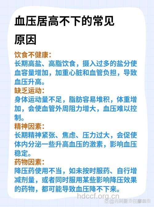 为啥血压降不下来呢