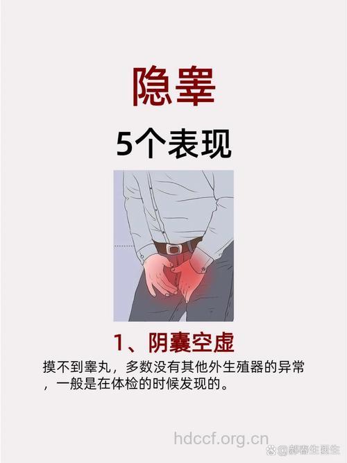 隐睾的症状是什么 这6个最常见