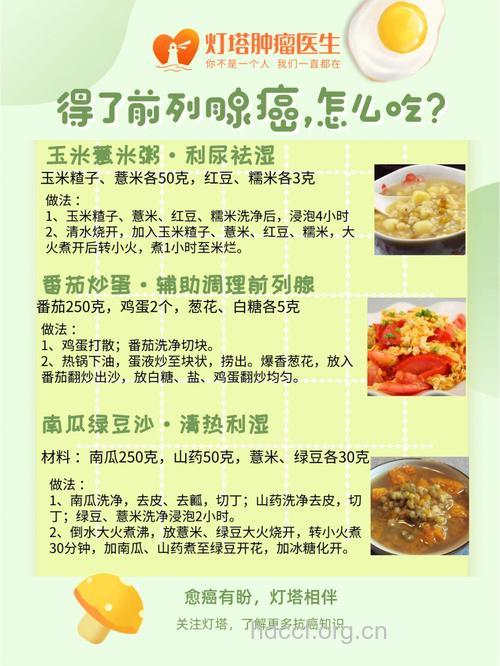 能降低患前列腺癌的防癌食谱