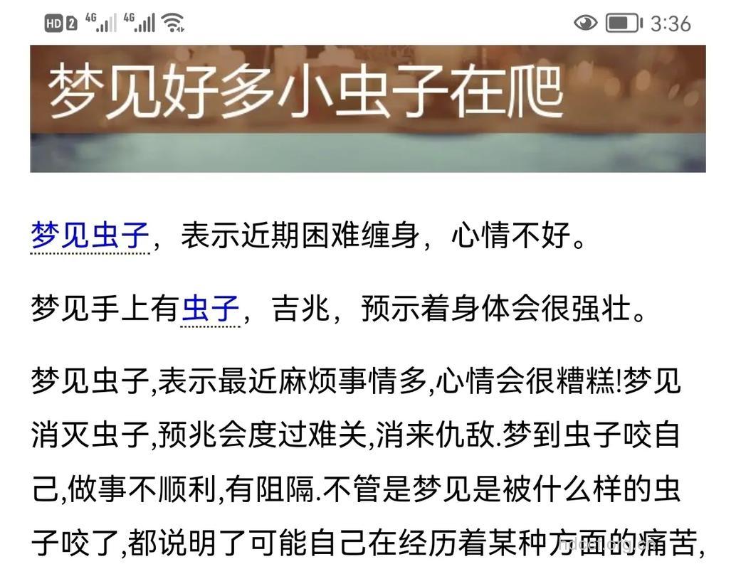 周公解梦 梦见昆虫预示着什么