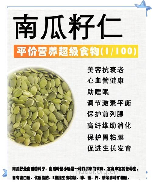 南瓜子的功效及营养价值
