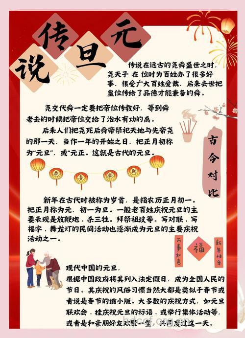 元旦的来历 元旦的习俗有哪些