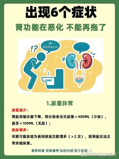 当出现这些症状时 你的肾就要报红灯了