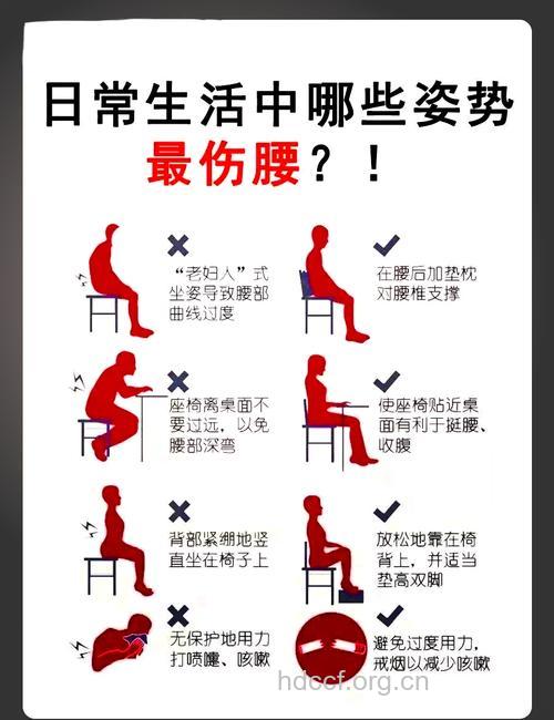 白领哪些坏习惯最伤腰椎