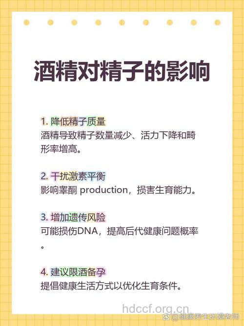酒精对男性精子有什么影响