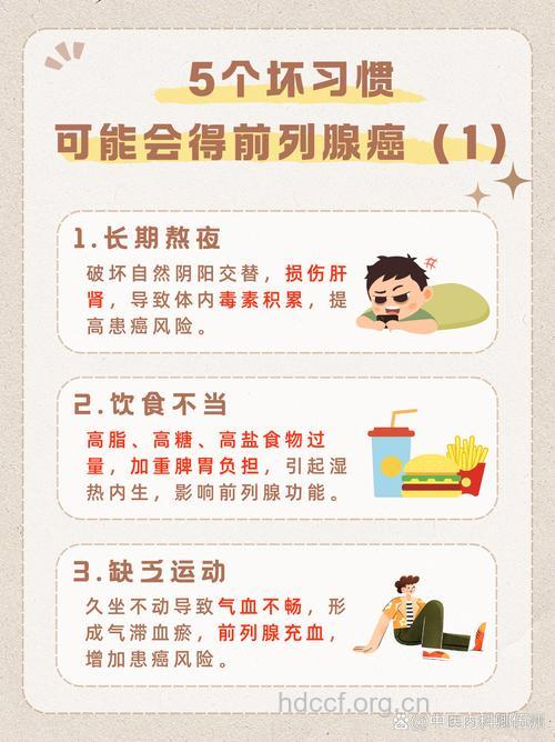 导致前列腺癌的三大因素