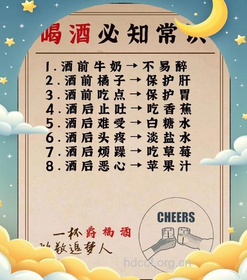 注意以下六点 把酒喝得更健康