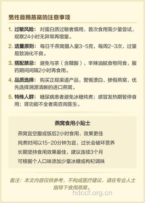 燕窝的功效 男人吃燕窝好不好