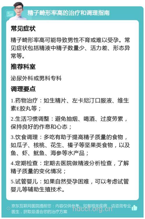 精子畸形易不育 6个方法能预防