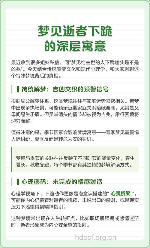 周公解梦之梦见下跪预示着什么