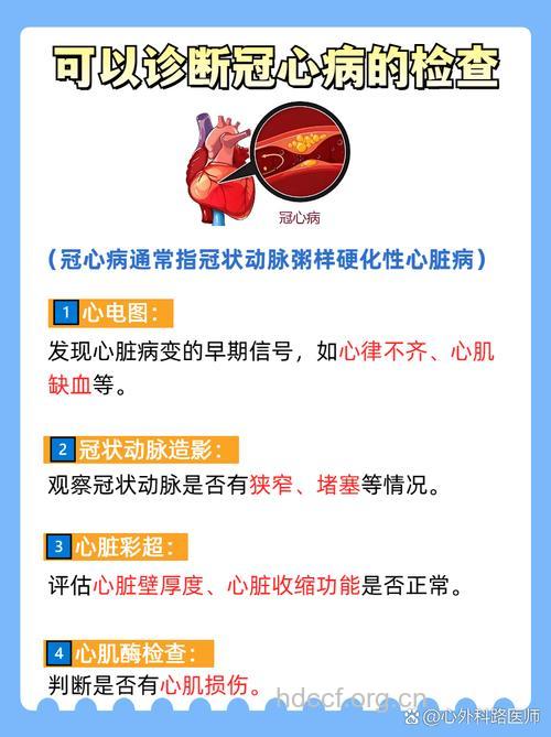 冠心病有哪些常见的诊断方法