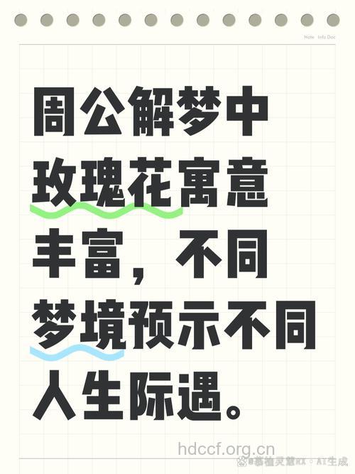 周公解梦之梦见玫瑰花是什么意思
