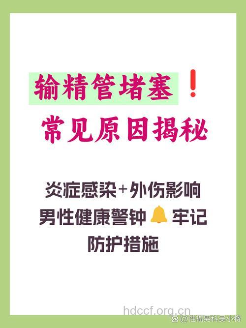 输精管堵塞是致男性不育的病因