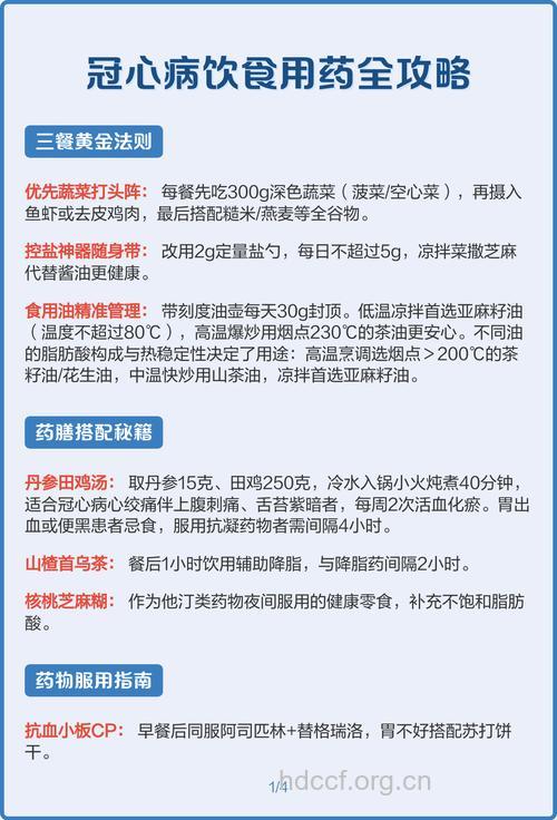 冠心病有哪些药膳食疗方法