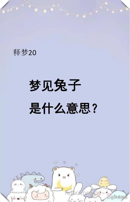 周公解梦之梦见白兔预示着什么