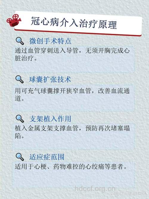 冠心病的介入治疗方法